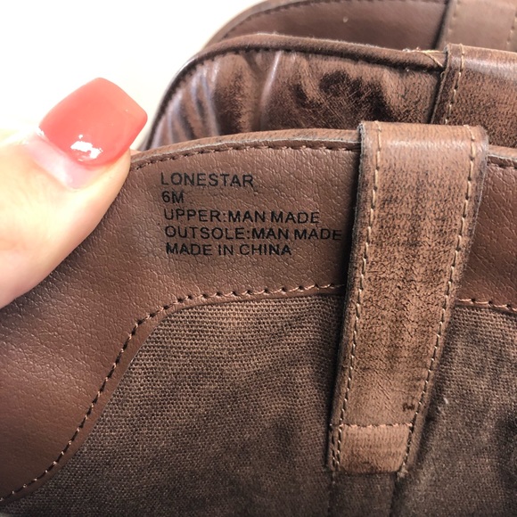 Coconuts by Matisse lone star brown cowboy boots womens size 6 - Picture 9 of 9